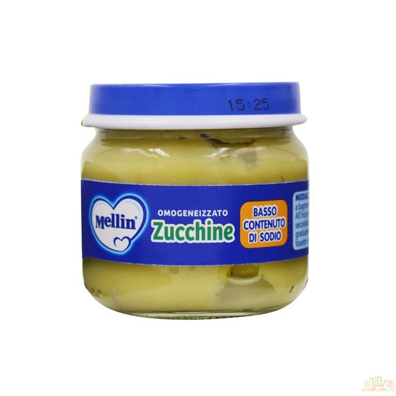 意大利进口进口西葫芦泥-Mellin美林西葫芦泥80g 意大利进口进口西葫芦泥-Mellin美林西葫芦泥80g