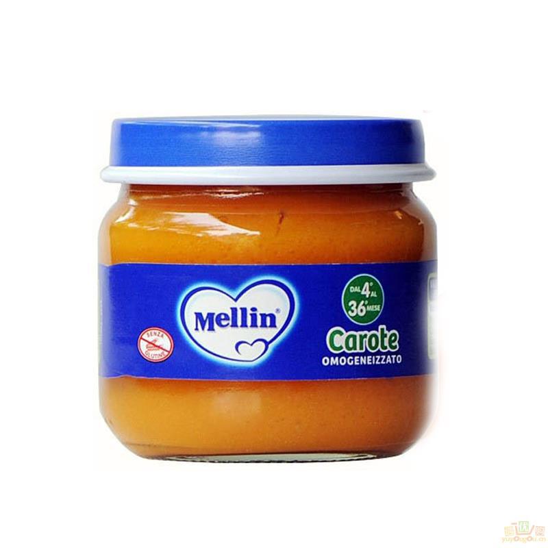 意大利进口红萝卜泥-Mellin美林红萝卜泥80g 意大利进口红萝卜泥-Mellin美林红萝卜泥80g