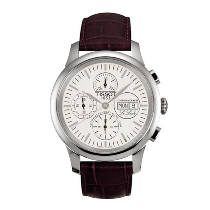 瑞士手表 天梭男表 天梭力洛克 手表男 机械表 皮带T41.1.317.31