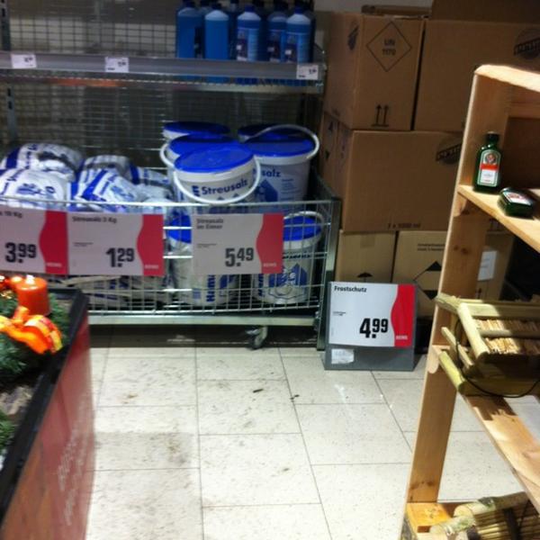 Photo taken at REWE by Robert N. on 12/6/2012