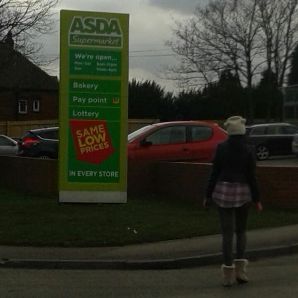 Photo taken at Asda by Jim R. on 4/2/2013