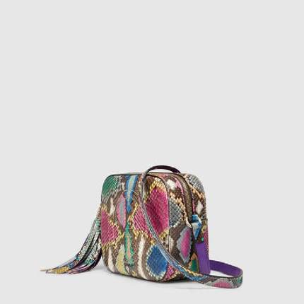 美国直邮 Gucci/古奇 gucci3065彩色蛇纹小方包女包单肩包 美国直邮 Gucci/古奇 gucci3065彩色蛇纹小方包女包单肩包