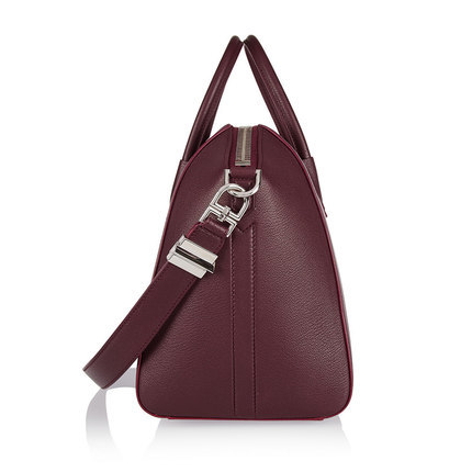 Givenchy/纪梵希givenchy女包16新款酒红色纹理中号手提包587741 Givenchy/纪梵希givenchy女包16新款酒红色纹理中号手提包587741