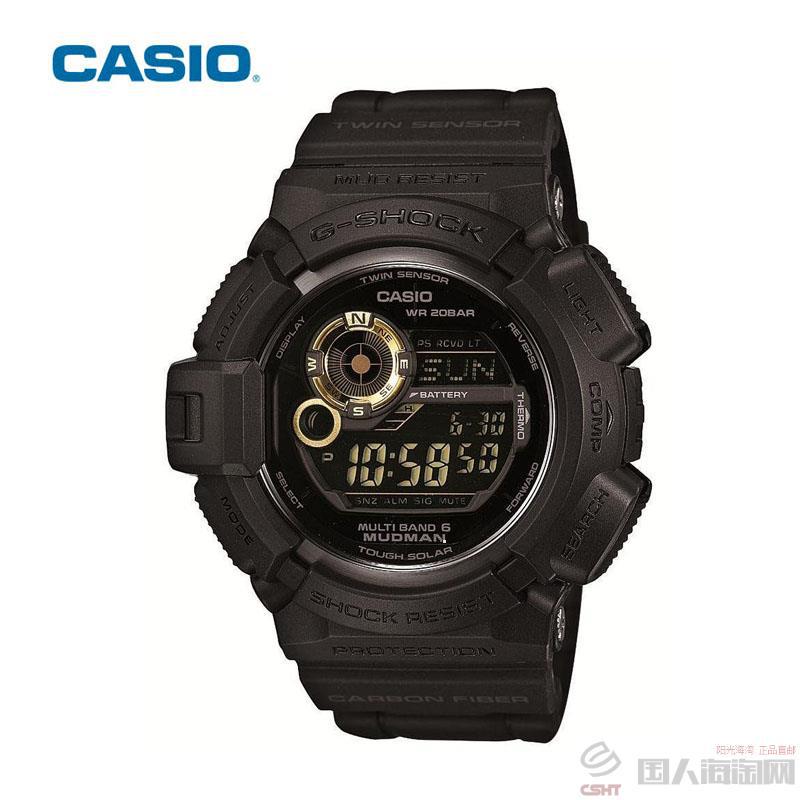 泰国进口登山表-卡西欧CASIO G-SHOCK系列太阳能六局电波登山表 GW-9300GB-1JF黑色 泰国进口登山表-卡西欧CASIO G-SHOCK系列太阳能六局电波登山表 GW-9300GB-1JF黑色