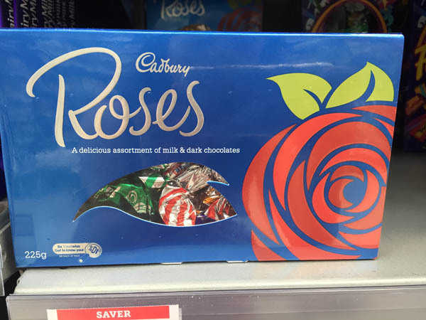 Cadbury Roses 系列糖果