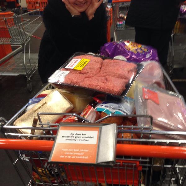 Photo taken at Colruyt by Victoria D. on 3/12/2015