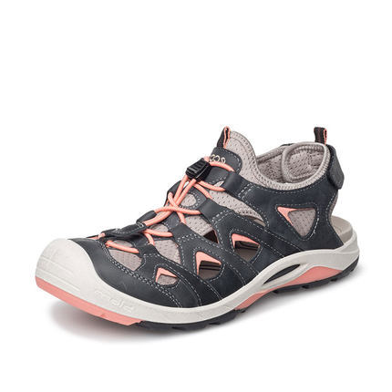 爱步ecco 女鞋凉鞋渔夫鞋真皮透气2016春夏香港现货810613