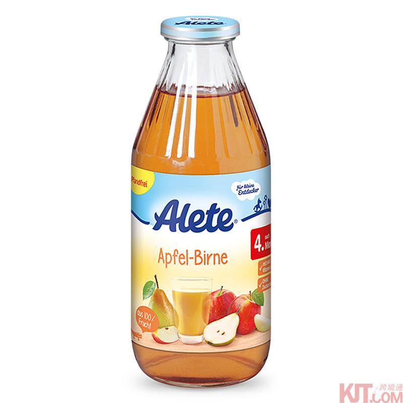 【BABIES Coming】德国Alete爱儿特苹果和梨汁 四个月以上 【BABIES Coming】德国Alete爱儿特苹果和梨汁 四个月以上