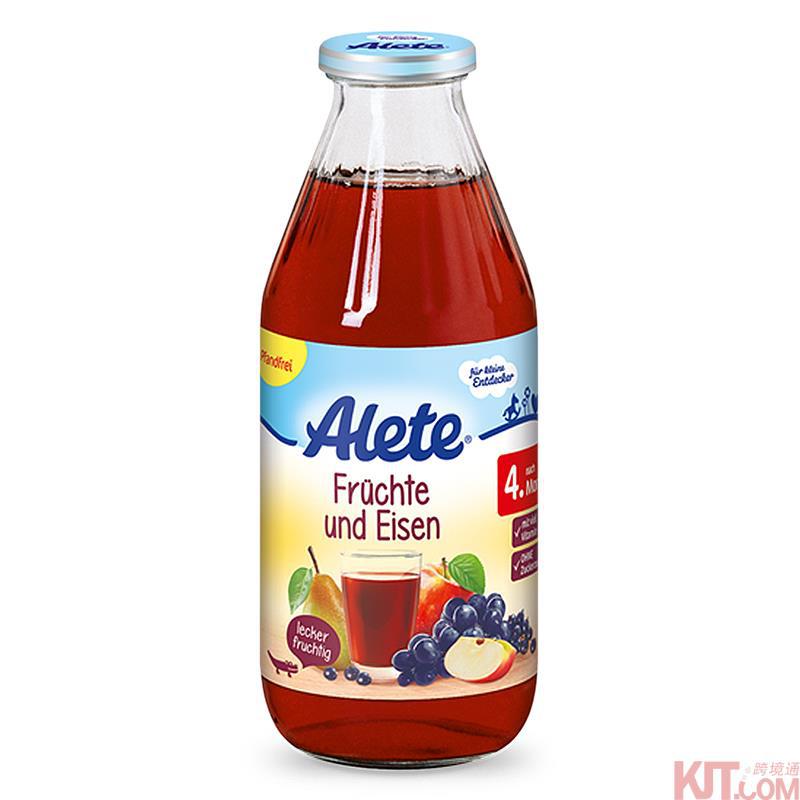 【BABIES Coming】德国Alete爱儿特附加铁质的水果汁 四个月以上