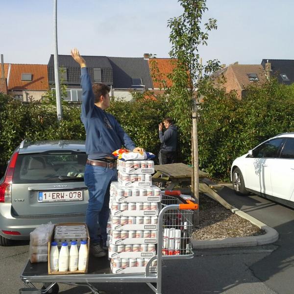 Photo taken at Colruyt by Jarno V. on 10/12/2013