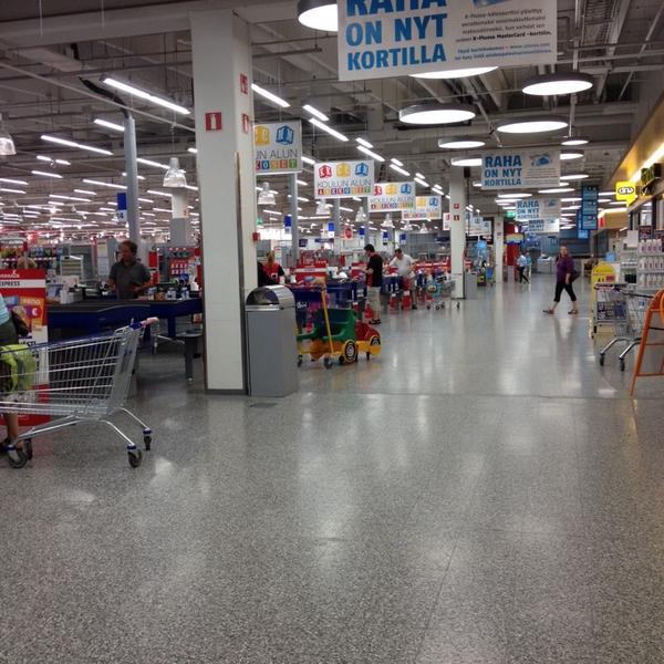 Photo taken at K-citymarket by Mikko T. on 6/3/2014