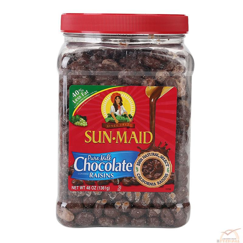 Sun-maid 阳光少女 外层巧克力葡萄干 48OZ