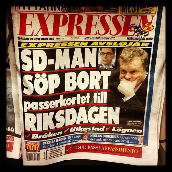 Photo taken at ICA Supermarket Sabbatsberg by Charlie A. on 11/29/2012