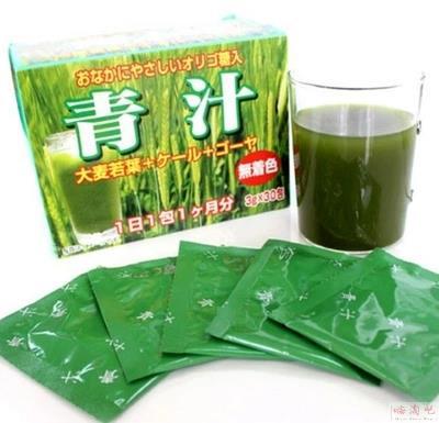 【嗨淘吧】日本进口HADARIKI 大麦若叶青汁粉末 3g*30袋
