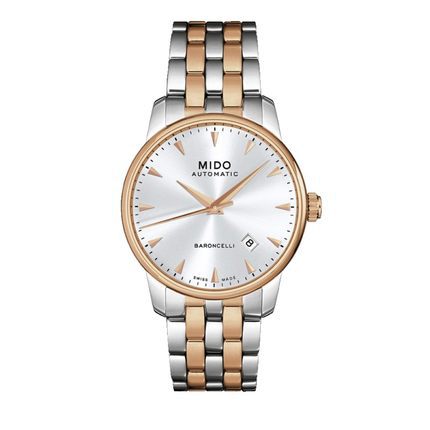 瑞士手表 美度mido贝伦赛丽手表男表机械表 M8600.9.11.1