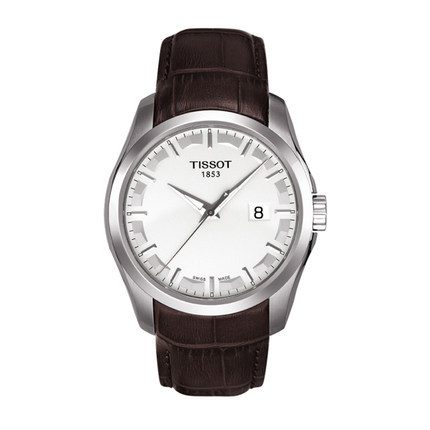 全球联保天梭TISSOT-库图系列皮带石英表 T035.410.16.031.00男表