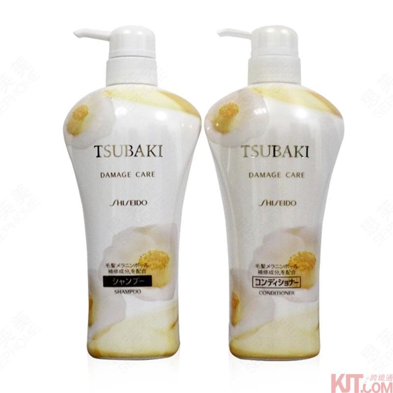 日本进口护发洗发套装-资生堂 白椿洗发护发套装