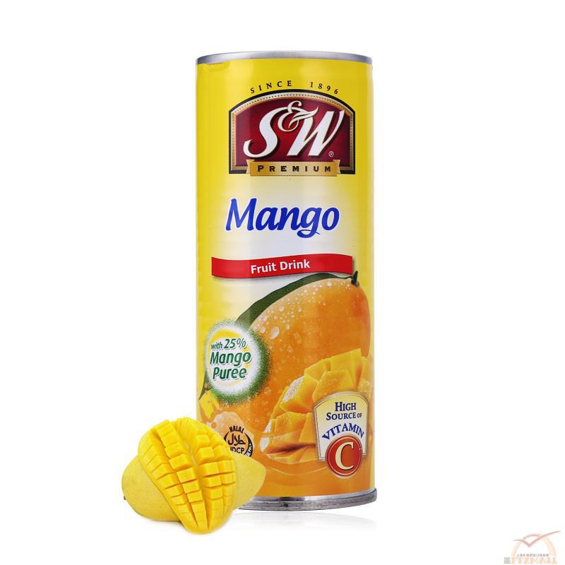 S W 芒果汁饮料 240ml