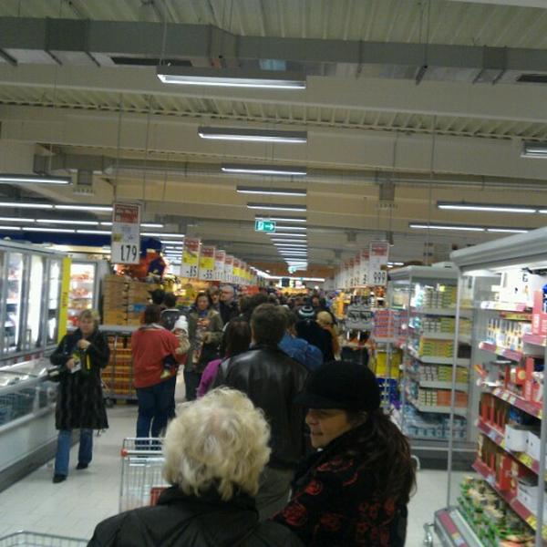 Photo taken at Kaufland by Tiberius T. on 12/31/2012-德国柏林戈里察大道195 Photo taken at Kaufland by Tiberius T. on 12/31/2012
