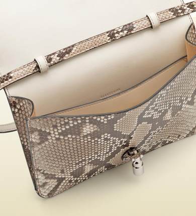 美国直邮Gucci/古奇gucci1223女包蟒蛇纹单肩斜挎包实用型包邮