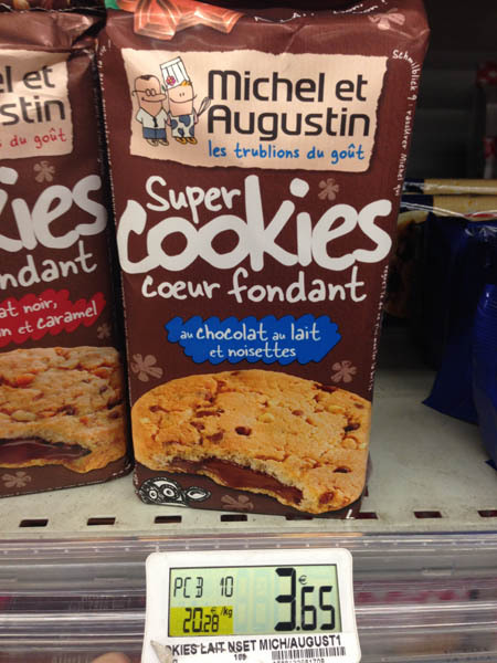 巧克力夹心饼干michel et augustin