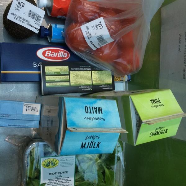 Photo taken at S-market by Esko H. on 5/26/2014-芬兰南部赫尔辛基圆屋 Photo taken at S-market by Esko H. on 5/26/2014
