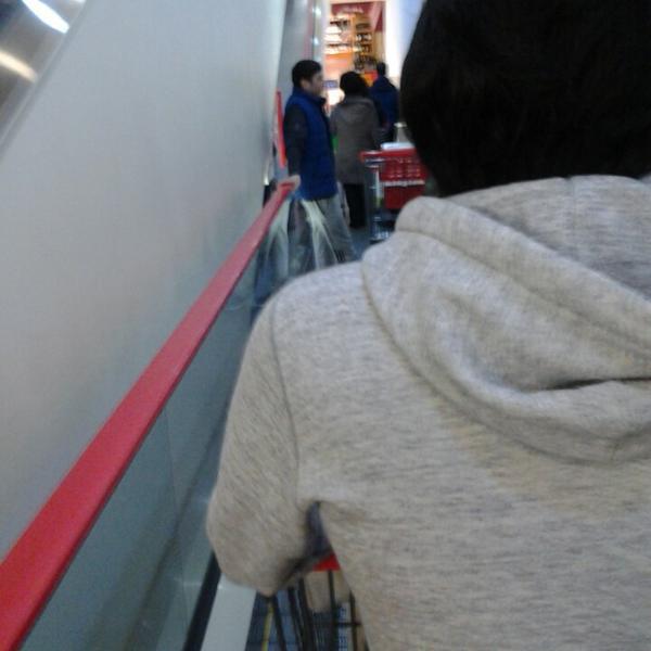 Photo taken at 홈플러스 / Home Plus by Nur Amalina R. on 1/10/2014