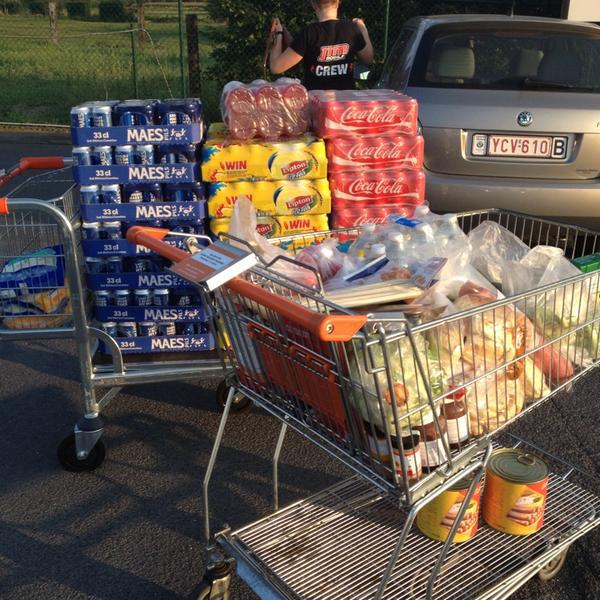 Photo taken at Colruyt by Michelle B. on 9/3/2013