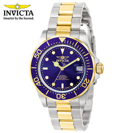 INVICTA 男士高端商务石英手表 防水蓝宝石不锈钢带 9310
