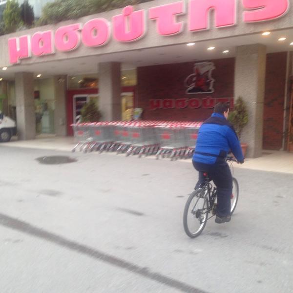 Photo taken at Grand Μασούτης by sotiris on 3/11/2014