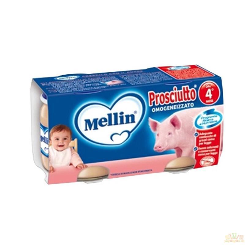 意大利进口肉泥罐头-Mellin美林猪肉泥罐头80g 意大利进口肉泥罐头-Mellin美林猪肉泥罐头80g