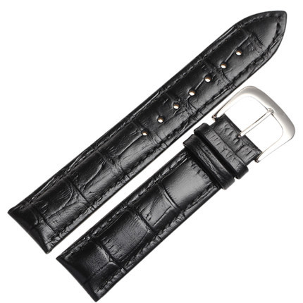 真皮表带 代用天梭搭配表带皮表带黑色银色针扣【单独拍不发货】