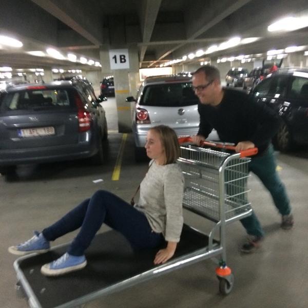 Photo taken at Colruyt by Celine B. on 10/17/2014