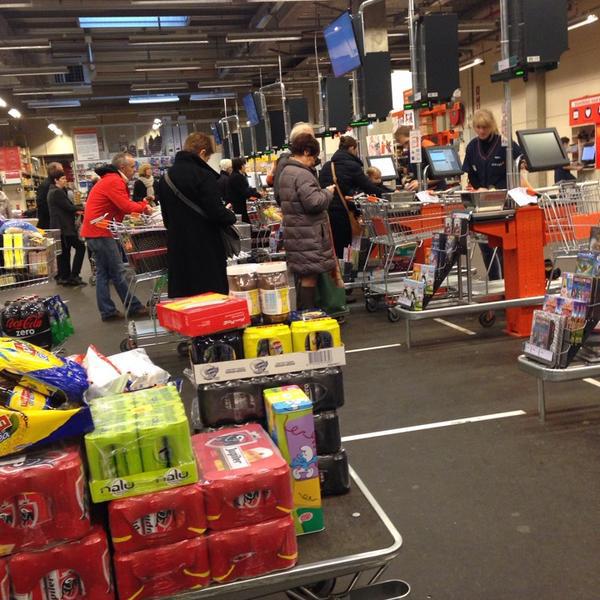 Photo taken at Colruyt by Kris T. on 11/29/2013