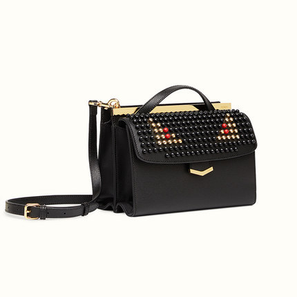 FENDI芬迪fendi女包16新款钉饰小怪兽单肩手提包8BT24567VF0XBW FENDI芬迪fendi女包16新款钉饰小怪兽单肩手提包8BT24567VF0XBW