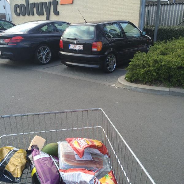 Photo taken at Colruyt by Gil B. on 4/1/2015