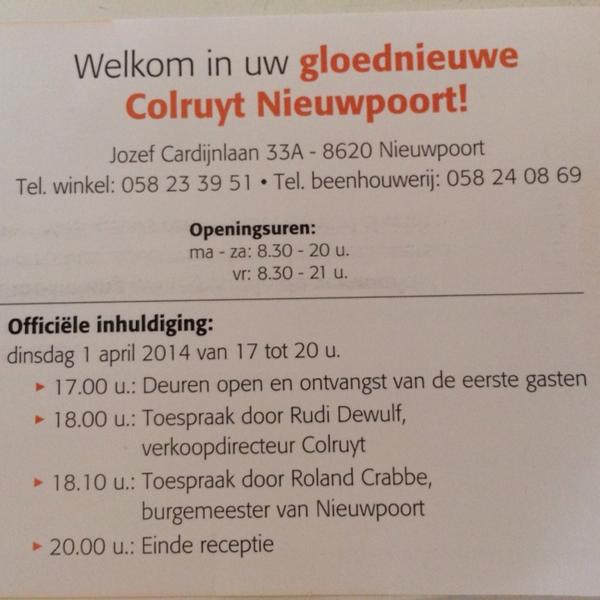 Photo taken at Colruyt by Sam R. on 3/17/2014