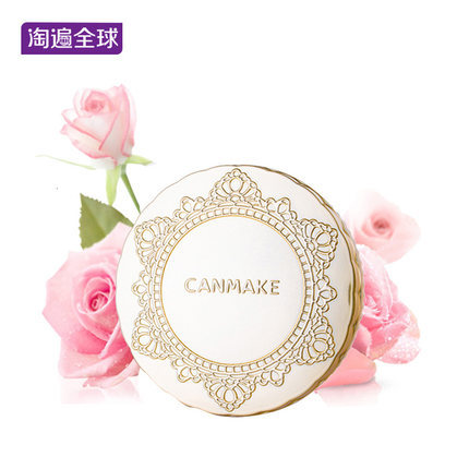 canmake井田棉花糖蜜粉饼 遮瑕美白定妆控油保湿持久柔软弹力肌肤