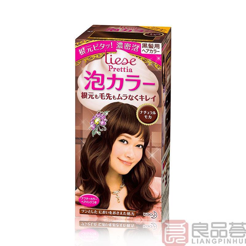 日本进口红棕色染发剂-花王liese莉婕泡泡染发剂 偏红棕色系 自然摩卡 泡泡染发 日本进口红棕色染发剂-花王liese莉婕泡泡染发剂 偏红棕色系 自然摩卡 泡泡染发
