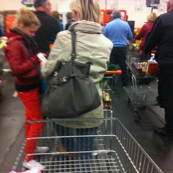 Photo taken at Colruyt by Christophe D. on 4/6/2012