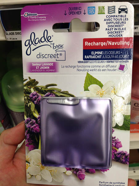 glade薰衣草便携式芳香片