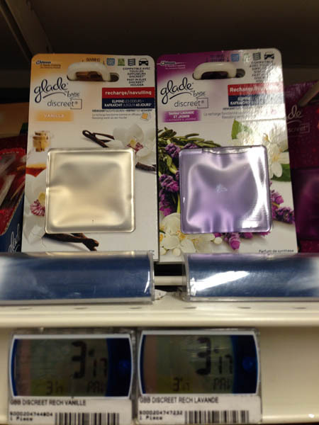 glade薰衣草便携式芳香片