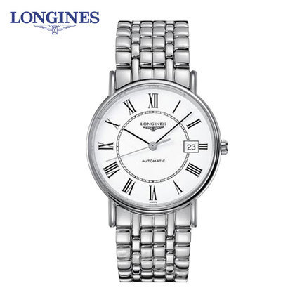 全球联保瑞士浪琴Longines-瑰丽系列L4.921.4.11.6机械男表