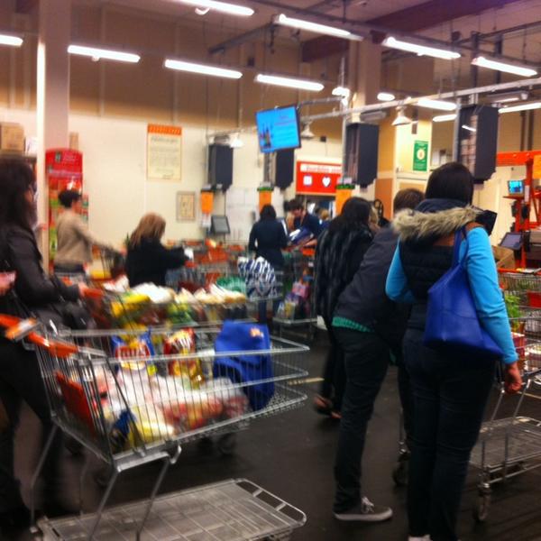 Photo taken at Colruyt by Delphine V. on 4/18/2014