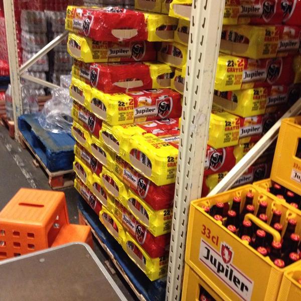 Photo taken at Colruyt by Kevin D. on 4/4/2014