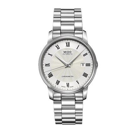 瑞士美度MIDO贝伦赛丽机械男表M010.408.11.033.00钢带男表