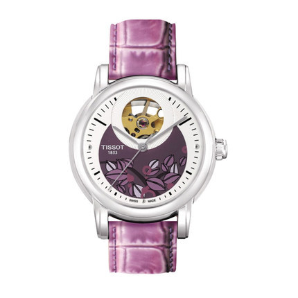 全球联保天梭TISSOT心媛机械T050.207.16.031.00皮带女表