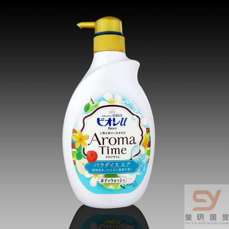 日本进口弱酸沐浴露-花王碧柔Aroma Time 弱酸性沐浴露 550ml清新花果香 蓝色 日本进口弱酸沐浴露-花王碧柔Aroma Time 弱酸性沐浴露 550ml清新花果香 蓝色