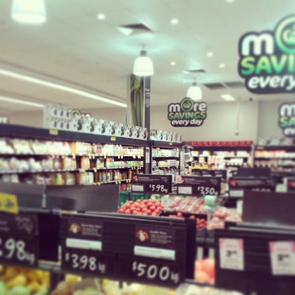 Photo taken at Woolworths by Sean S. on 8/14/2013