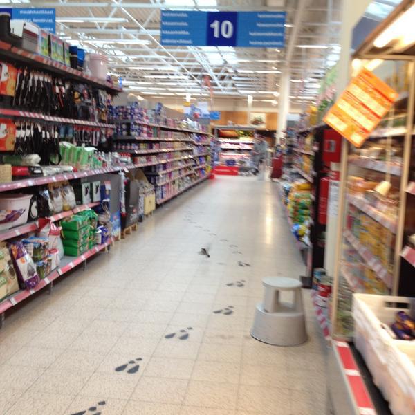 Photo taken at K-citymarket by Ansku S. on 4/18/2013-芬兰中部于韦斯屈莱锤街29 Photo taken at K-citymarket by Ansku S. on 4/18/2013